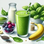 green smoothie - ernährung und rückbildung - nutrition - postpartum recovery